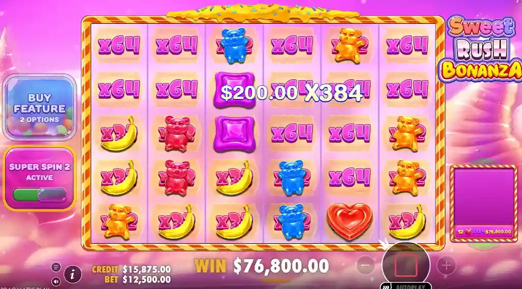 Sweet Rush Bonanza Slot Übersicht